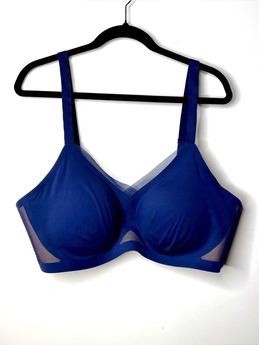 Honeylove Wireless CrossOver Bra Navy Blue 2X